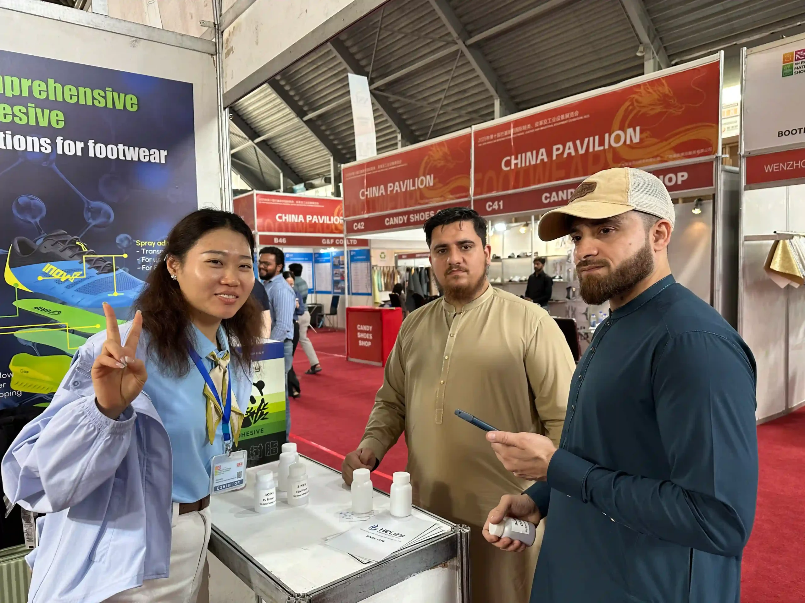 Pleasant HELEY Booth C53 in Pakistan Footwear Material & Machinery