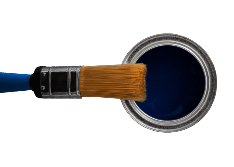 brush with adhesive