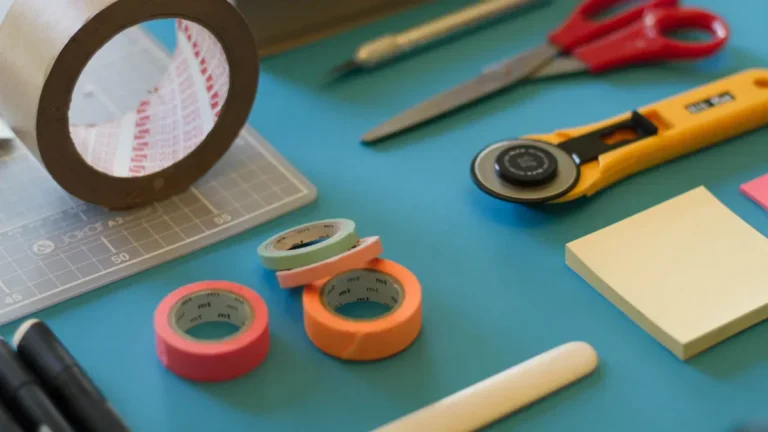 many design tool on the desk