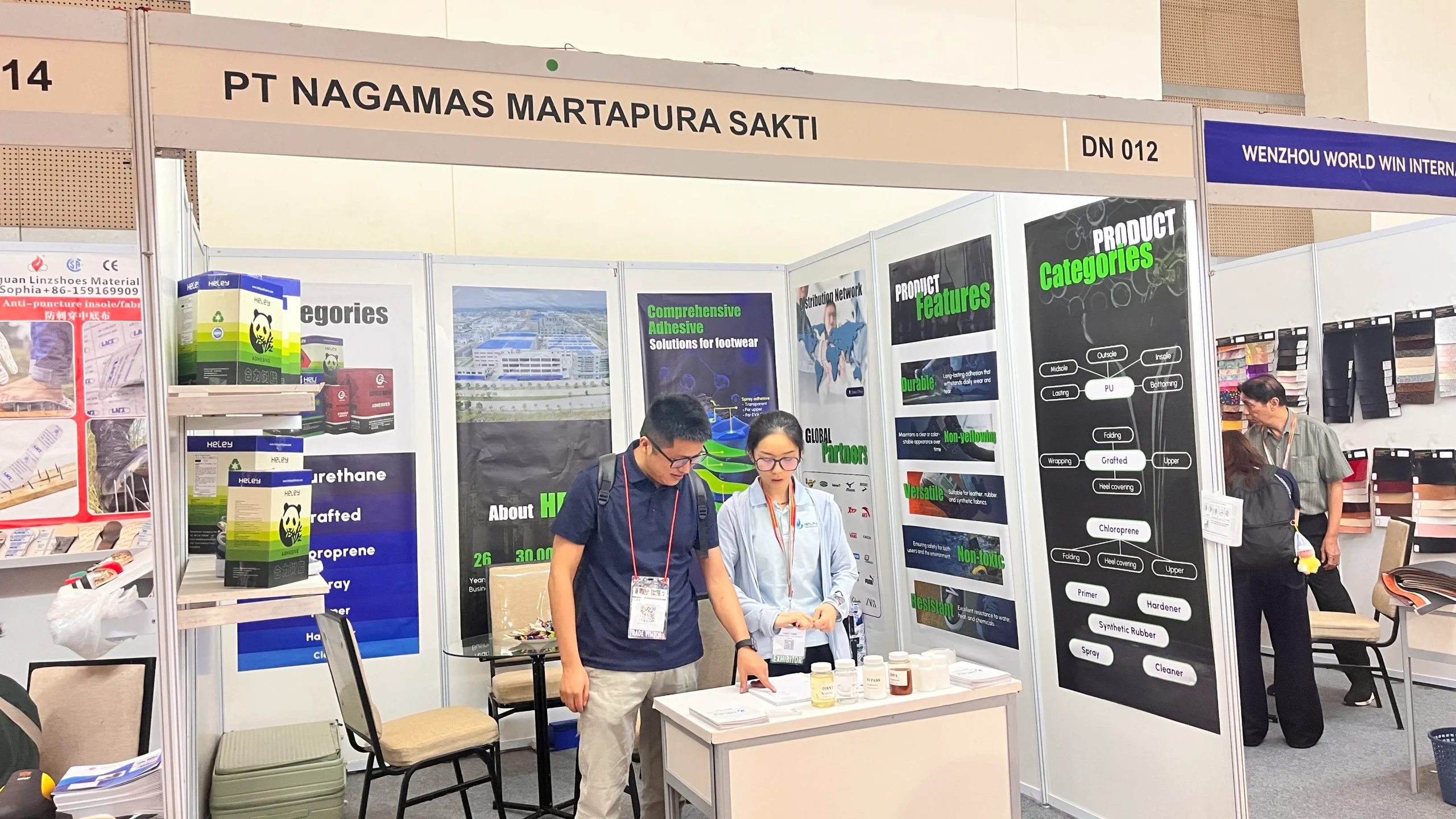 Heley team at the Shoe & Leather 2025 Indonesia