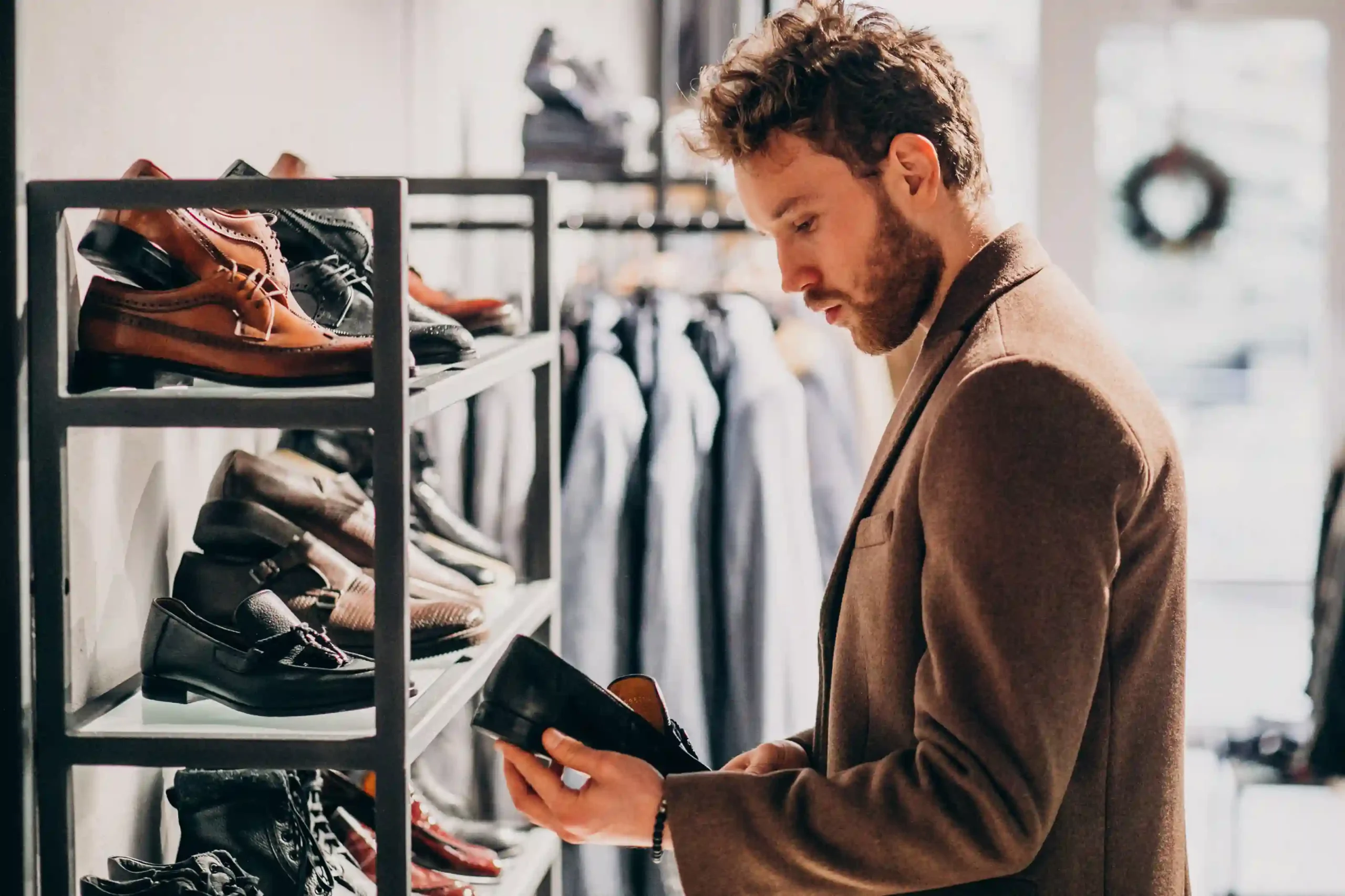 young-handsome-man-choosing-shoes-shop