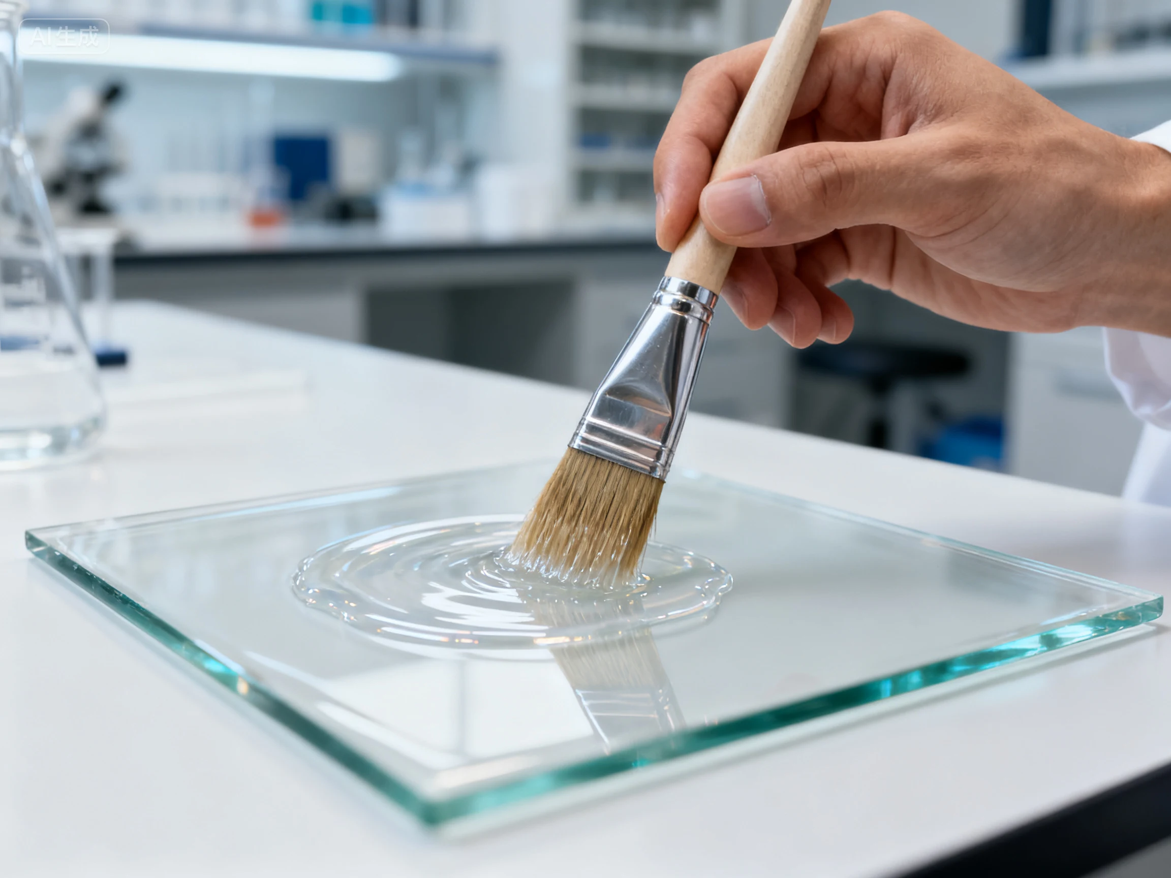 Prepare for the wedge-peel test of adhesives