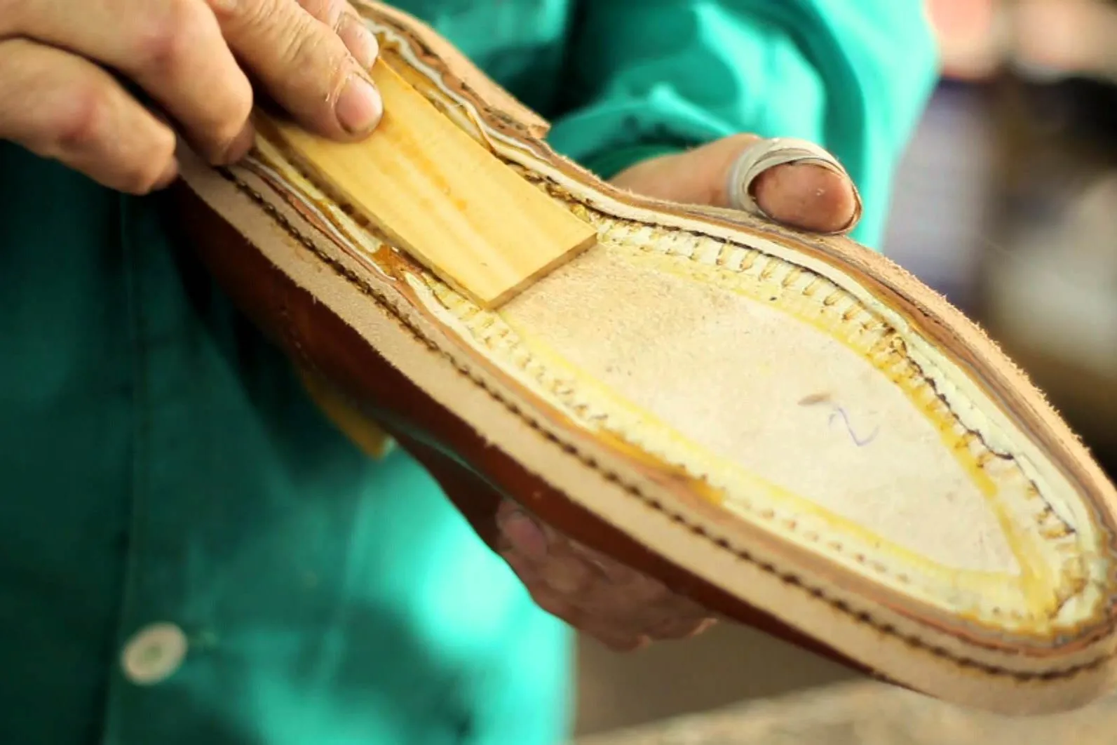 processing shoe sole