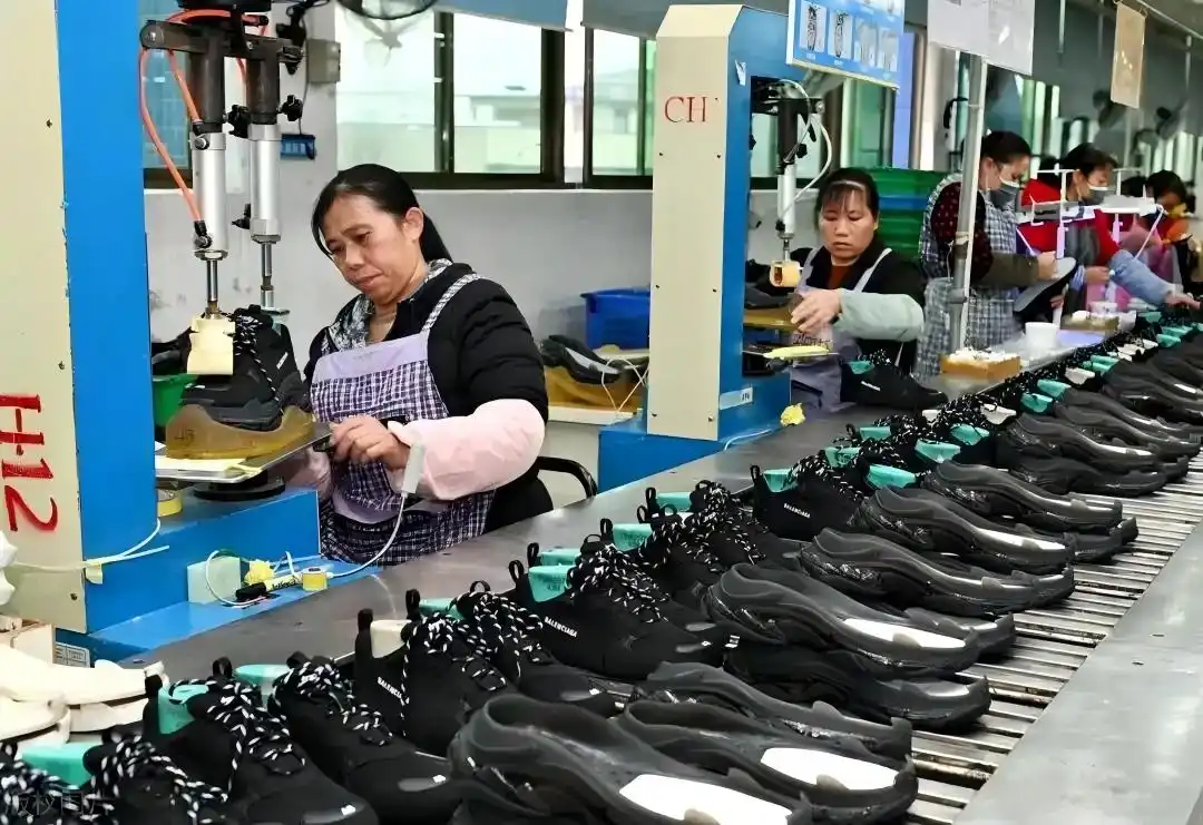 worker at the shoe factory